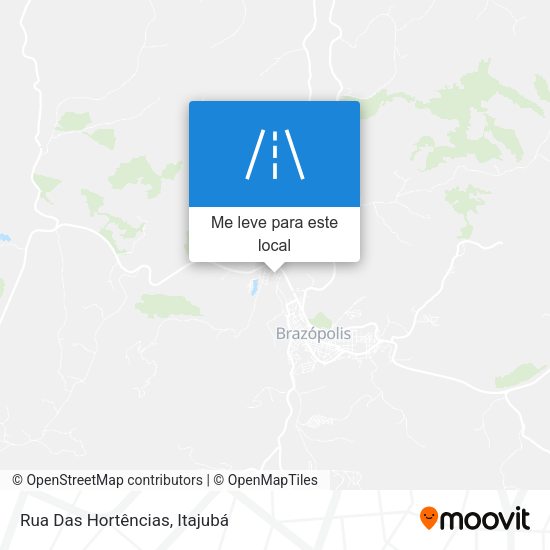 Rua Das Hortências mapa