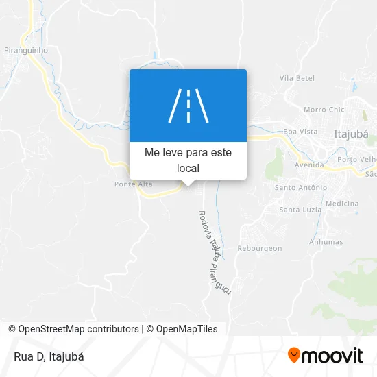 Rua D mapa