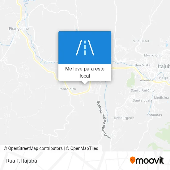 Rua F mapa