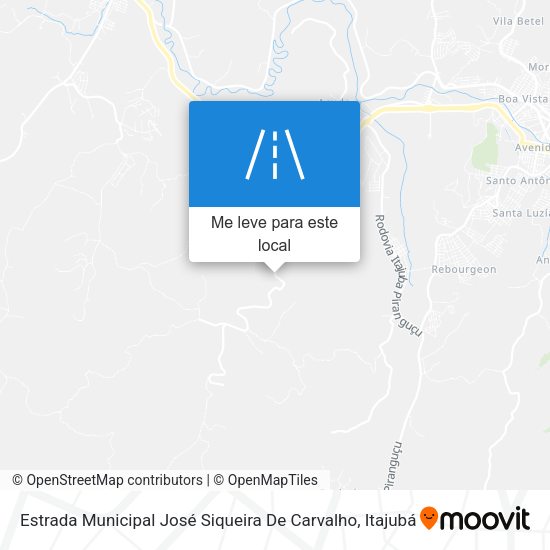 Estrada Municipal José Siqueira De Carvalho mapa