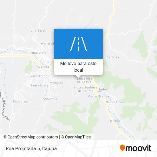 Rua Projetada 5 mapa