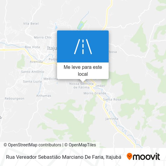 Rua Vereador Sebastião Marciano De Faria mapa