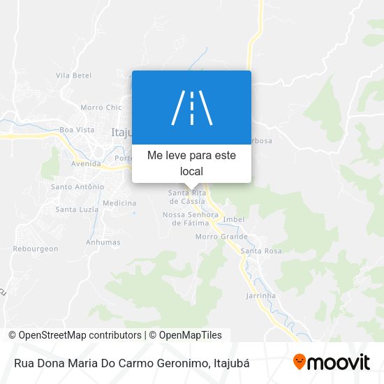 Rua Dona Maria Do Carmo Geronimo mapa
