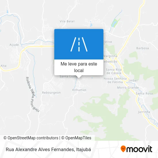Rua Alexandre Alves Fernandes mapa