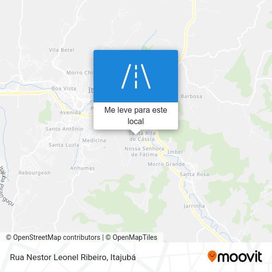 Rua Nestor Leonel Ribeiro mapa
