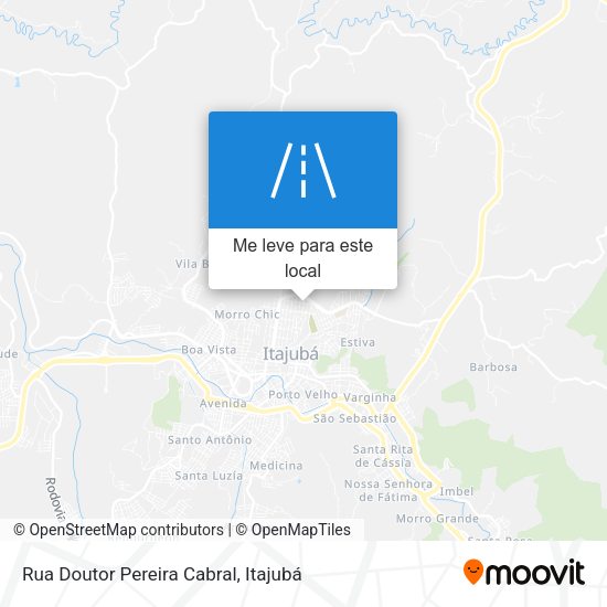 Rua Doutor Pereira Cabral mapa