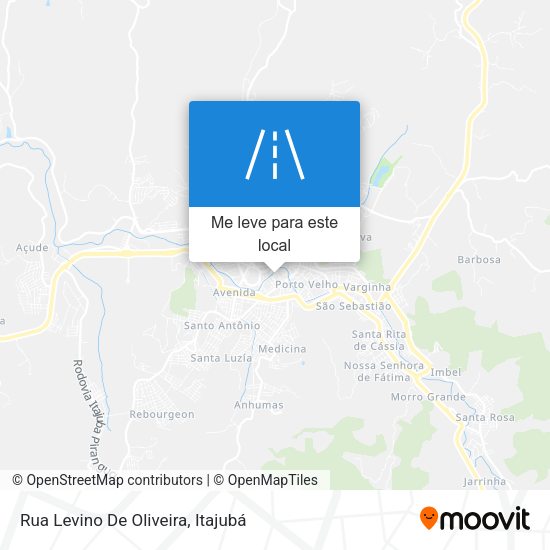 Rua Levino De Oliveira mapa