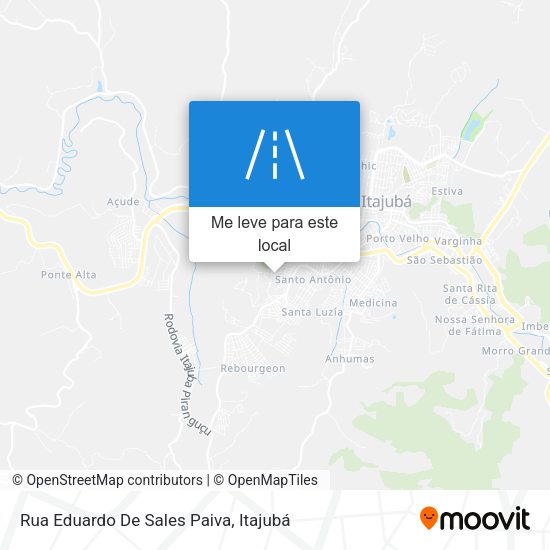 Rua Eduardo De Sales Paiva mapa