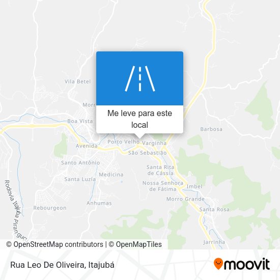 Rua Leo De Oliveira mapa