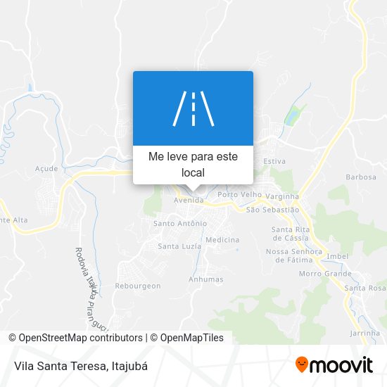 Vila Santa Teresa mapa