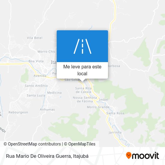 Rua Mario De Oliveira Guerra mapa