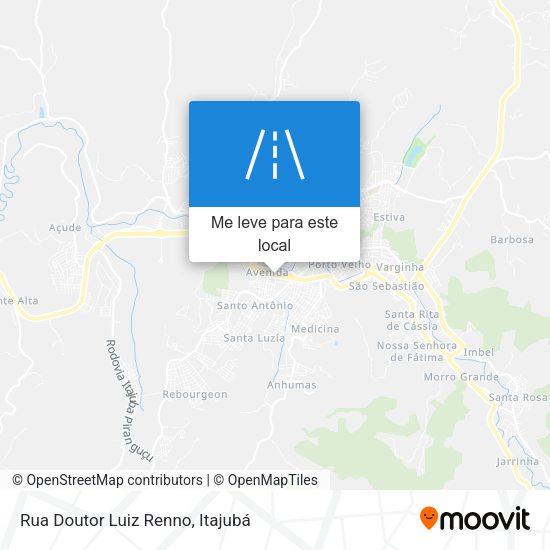 Rua Doutor Luiz Renno mapa