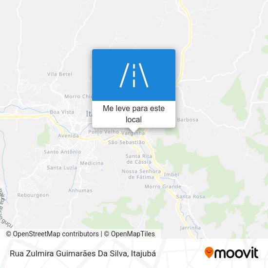 Rua Zulmira Guimarães Da Silva mapa