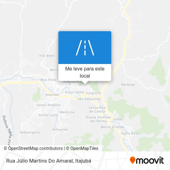 Rua Júlio Martins Do Amaral mapa