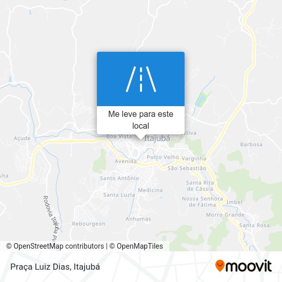 Praça Luiz Dias mapa