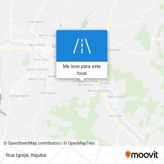 Rua Igreja mapa
