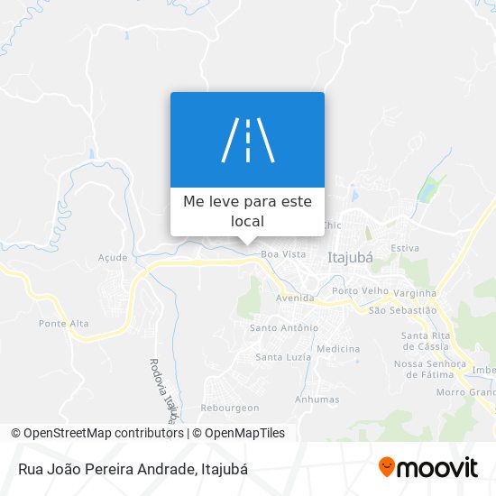 Rua João Pereira Andrade mapa