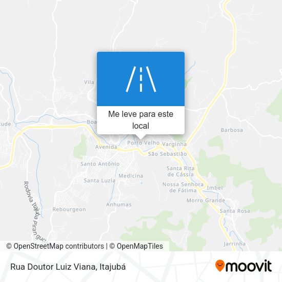 Rua Doutor Luiz Viana mapa