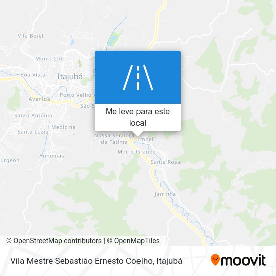 Vila Mestre Sebastião Ernesto Coelho mapa