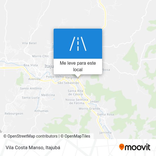 Vila Costa Manso mapa