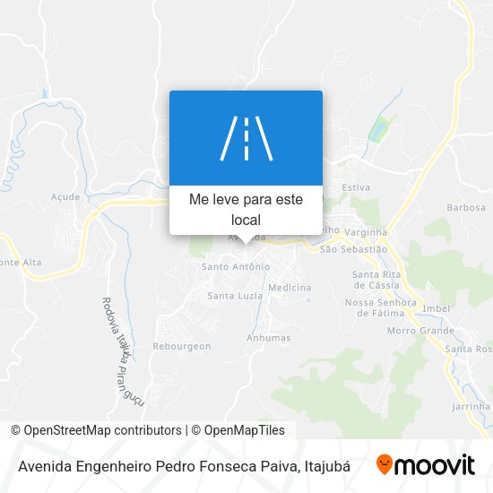 Avenida Engenheiro Pedro Fonseca Paiva mapa