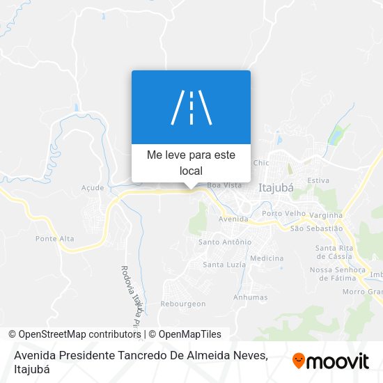 Avenida Presidente Tancredo De Almeida Neves mapa