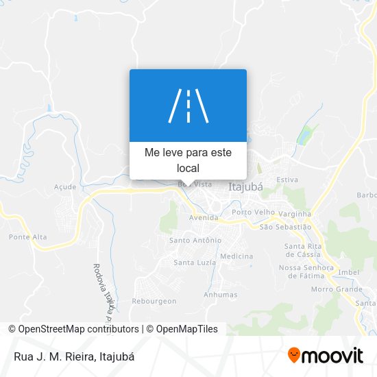 Rua J. M. Rieira mapa