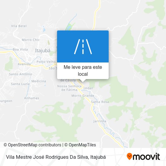Vila Mestre José Rodrigues Da Silva mapa
