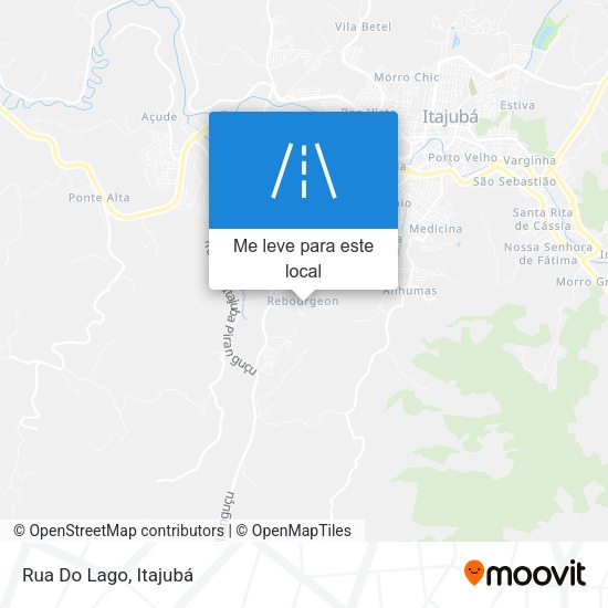 Rua Do Lago mapa