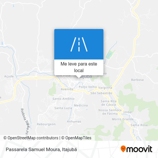Passarela Samuel Moura mapa