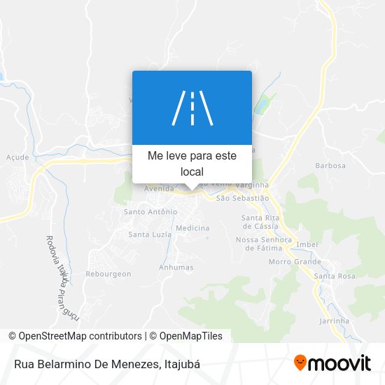 Rua Belarmino De Menezes mapa