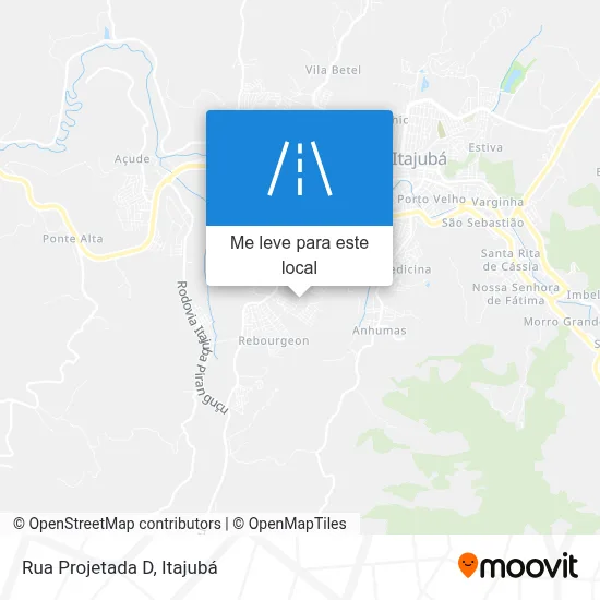 Rua Projetada D mapa