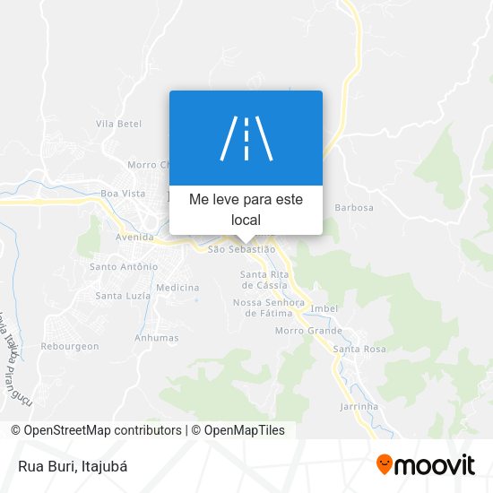Rua Buri mapa