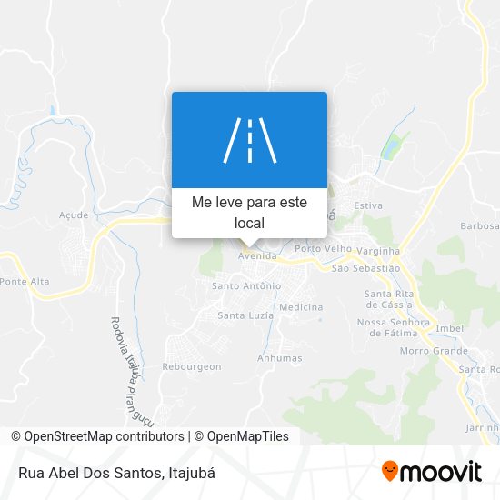 Rua Abel Dos Santos mapa