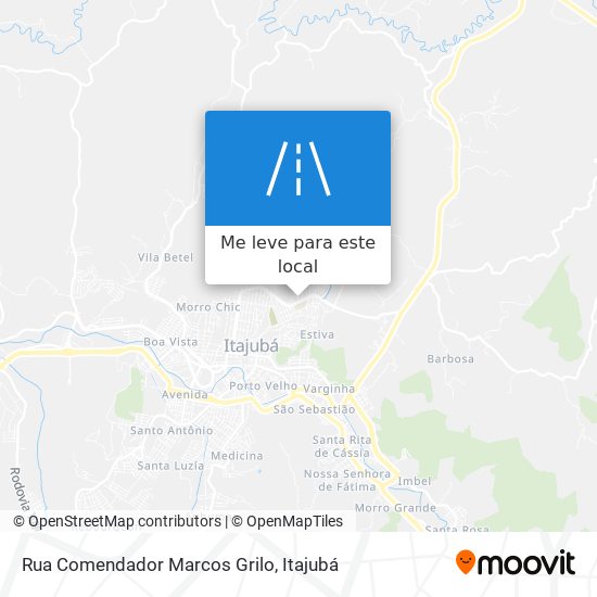 Rua Comendador Marcos Grilo mapa