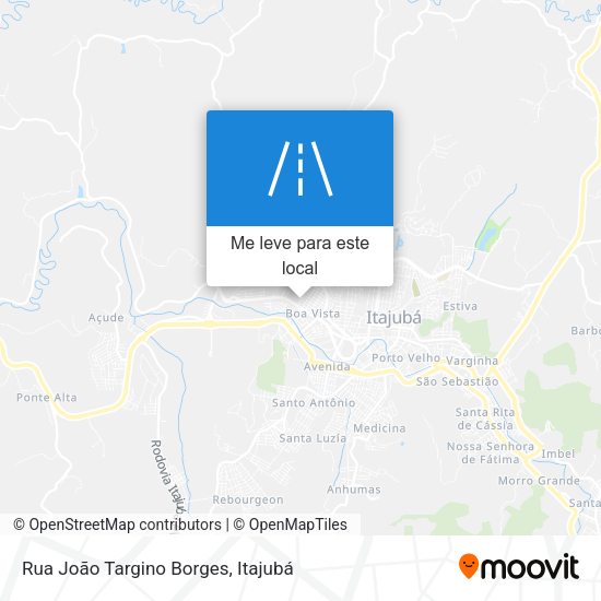 Rua João Targino Borges mapa