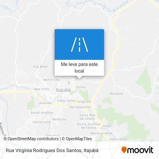 Rua Virgínia Rodrigues Dos Santos mapa