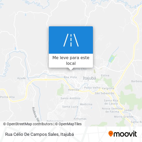 Rua Célio De Campos Sales mapa