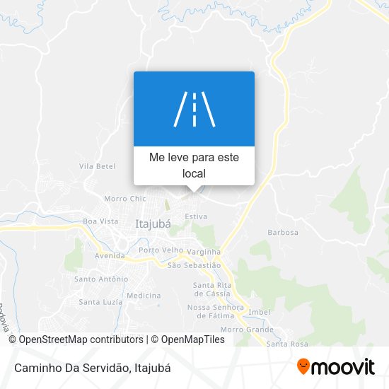 Caminho Da Servidão mapa