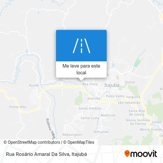Rua Rosário Amaral Da Silva mapa