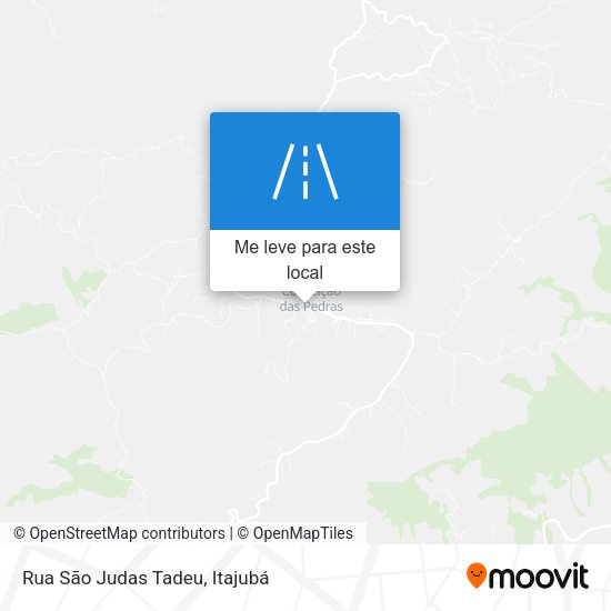 Rua São Judas Tadeu mapa