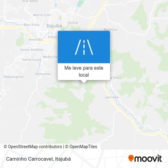 Caminho Carrocavel mapa