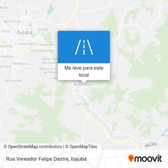 Rua Vereador Felipe Dastre mapa