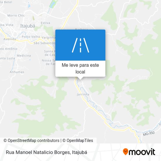 Rua Manoel Natalicio Borges mapa