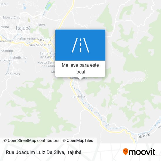 Rua Joaquim Luiz Da Silva mapa