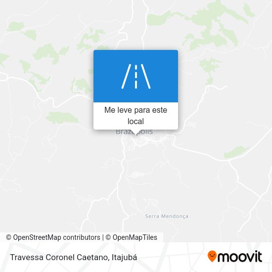 Travessa Coronel Caetano mapa