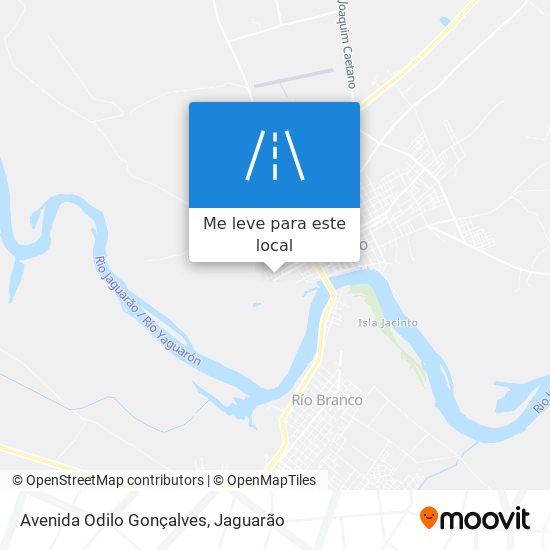 Avenida Odilo Gonçalves mapa