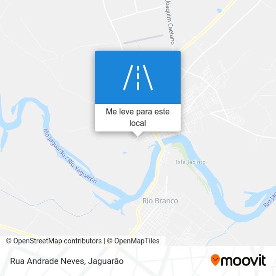 Rua Andrade Neves mapa