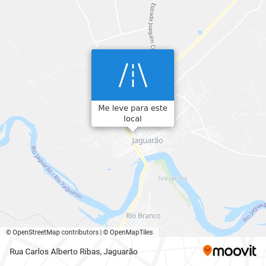 Rua Carlos Alberto Ribas mapa
