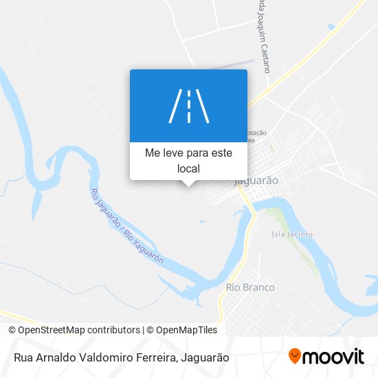 Rua Arnaldo Valdomiro Ferreira mapa